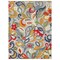 Edge Collections - 84" x 63" - Multicolor - Vibrant Floral Area Rug for Indoor and Outdoor Use - 1 Piece